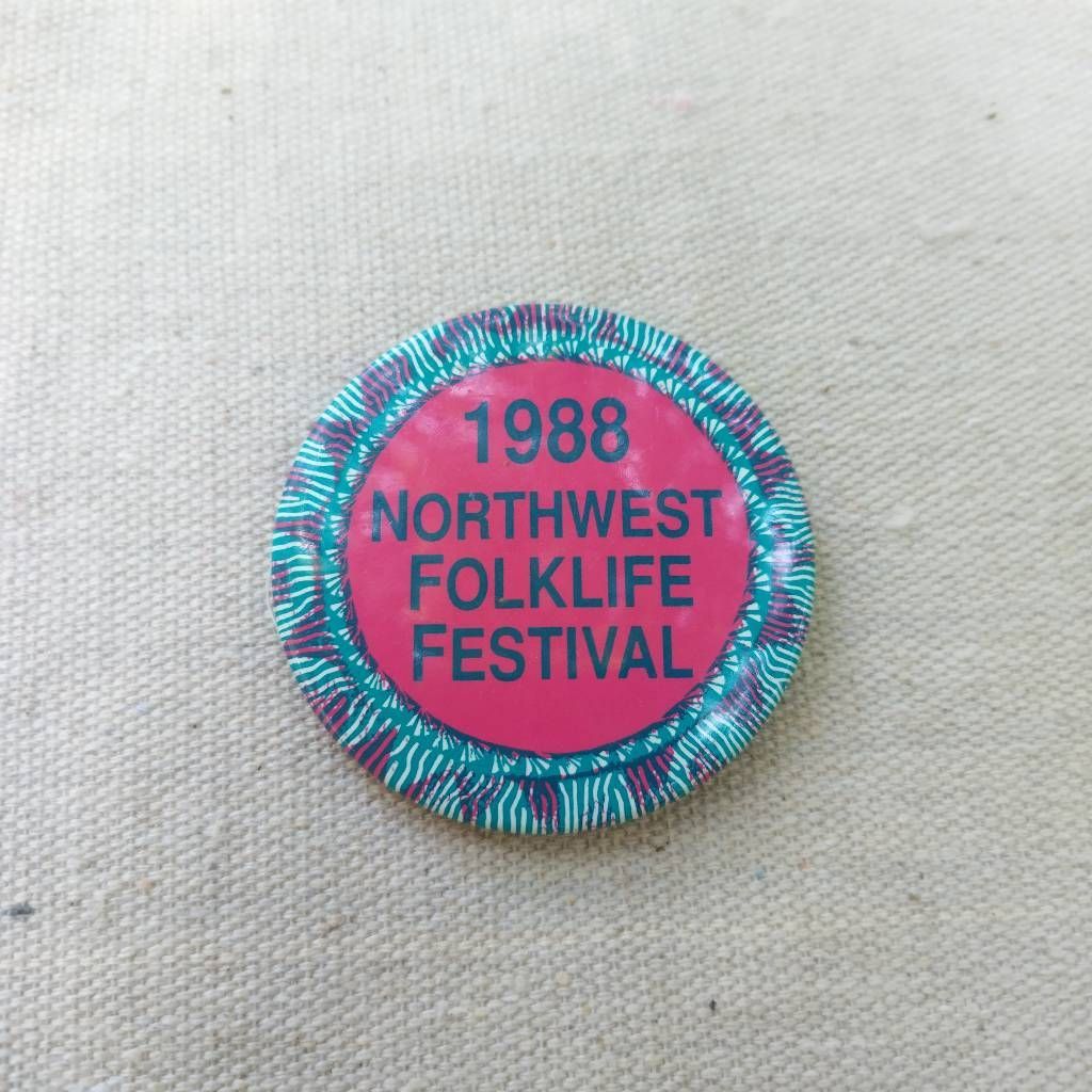 1988 Northwest Folklife Festivallapel Pin 488